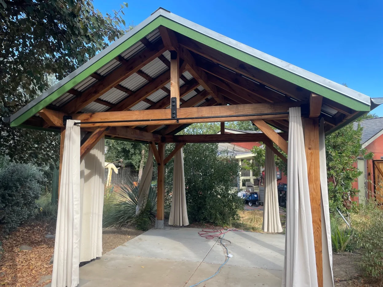 Timber pavilion
